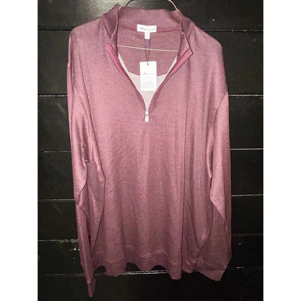 Peter Millar Crown Comfort Interlock  Fit Quarter Zip Sweater XXL NWT $148